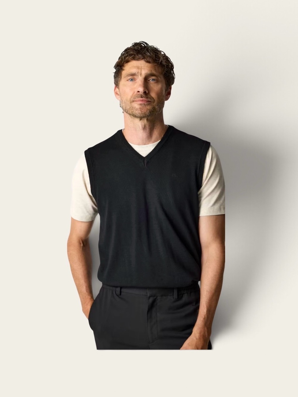 Calvin Klein Black V-Neck Sweater Vest